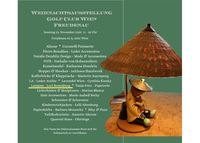 weihnachtsausstellung golf club freudenau
